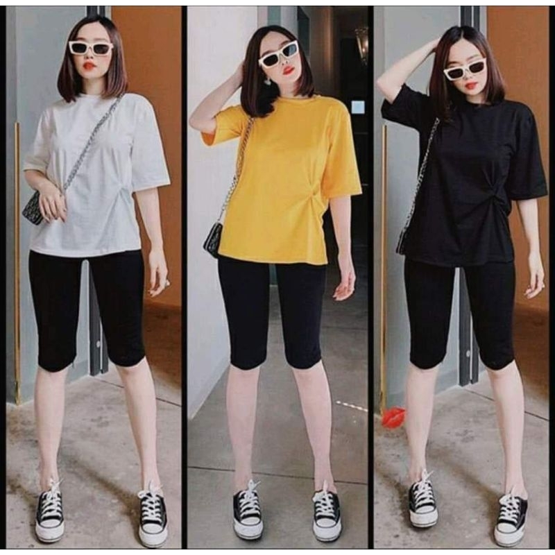 #TPQ10 Quần lửng nữ đen thun 4c 100% cotton bigsize thương hiệu Tuyền Phan Bigsize( 45kg..110kg)