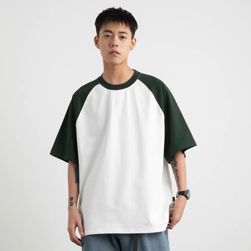 Áo phông oversize Raglan, Áo thun phối tay form rộng nam nữ, Local Brand by X.STORE