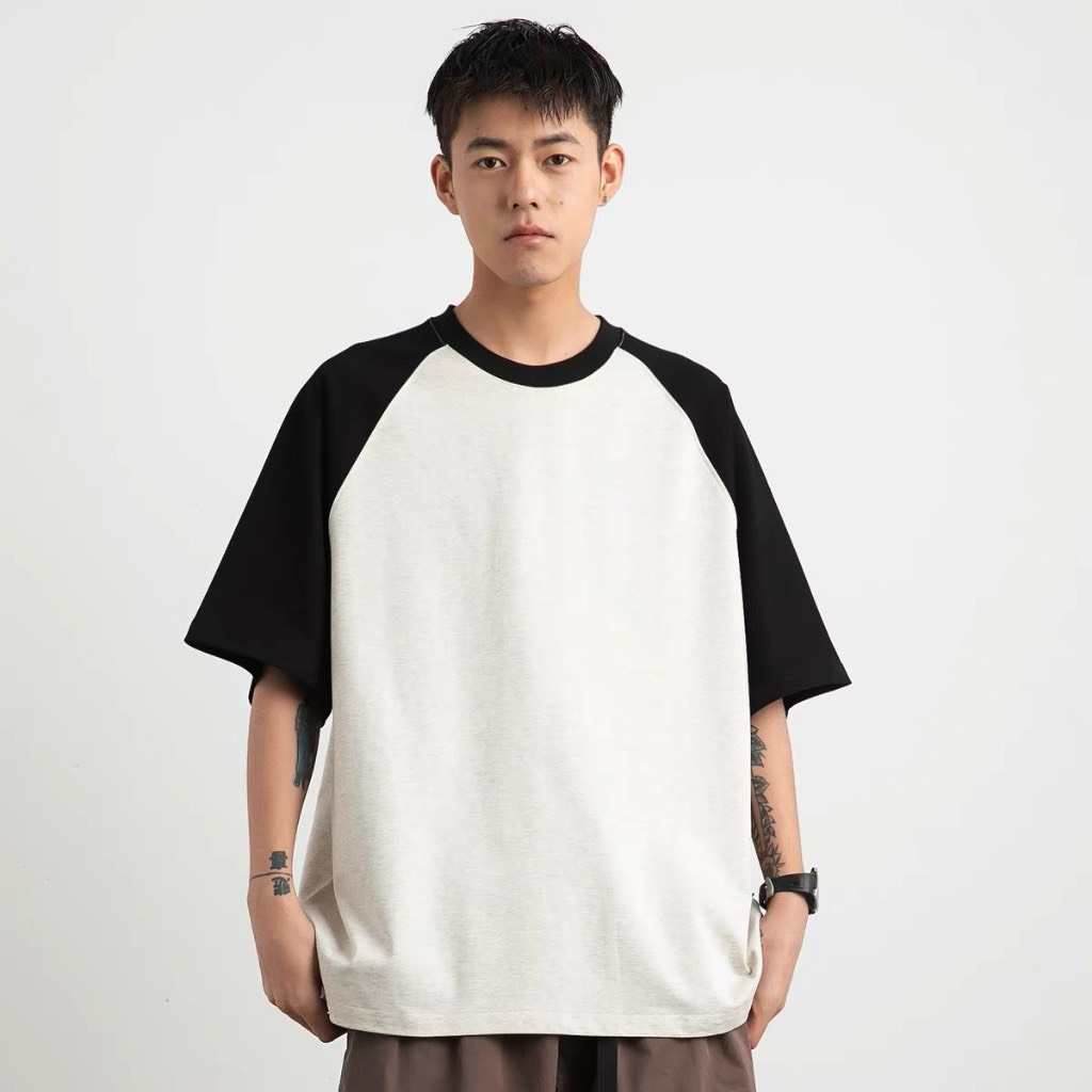 Áo phông oversize Raglan, Áo thun phối tay form rộng nam nữ, Local Brand by X.STORE