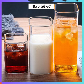 Ly thủy tinh vuông cao cấp chịu nhiệt độ cao