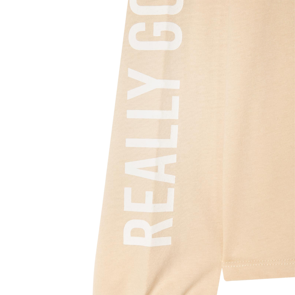 Áo dài tay bé gái xuất dư, áo thu đông cổ cao cho trẻ em chất cotton in hình cute