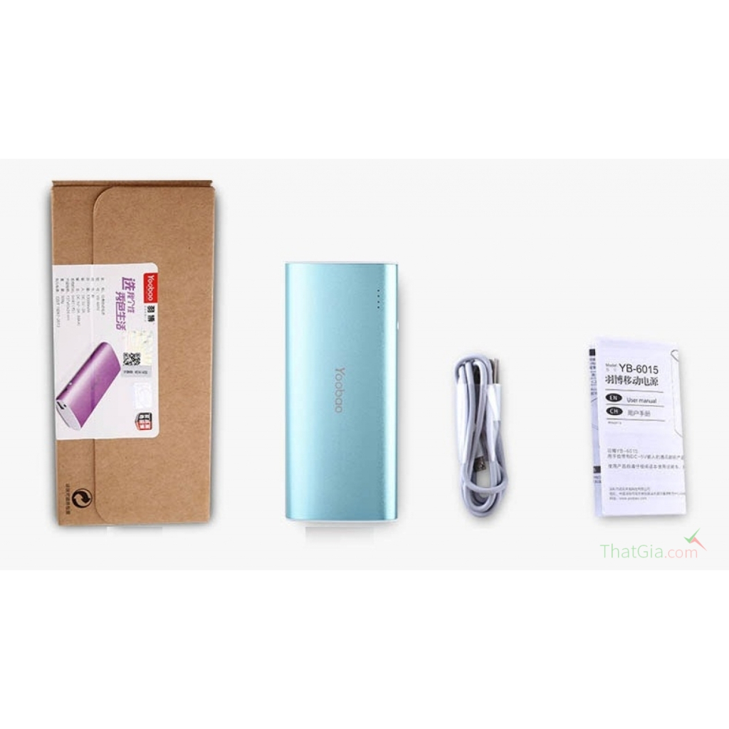 Sạc dự phòng 11000mAh YB-6015 YOOBAO - màu ngẫu nhiên