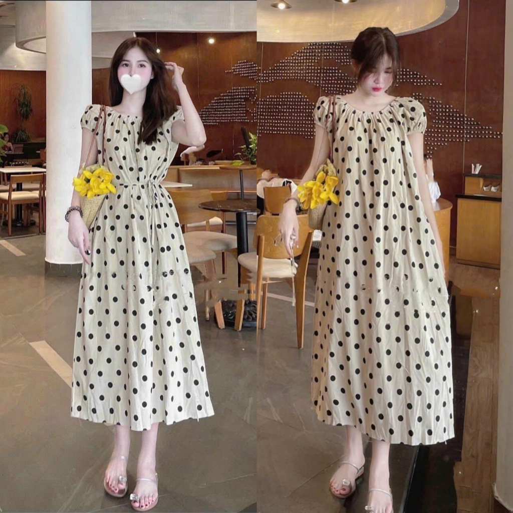 Đầm váy nữ công chúa họa tiết hoa nhí dáng dài 2 kiểu mặc xinh xắn, dễ thương cho nàng diện đi chơi, dạ hội [676]