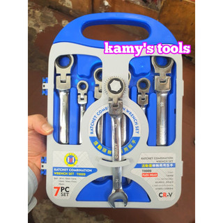 Bộ 7 cờ lê gật gù tự động chính hãng cmart t0009, cờ lê tự động lắc léo