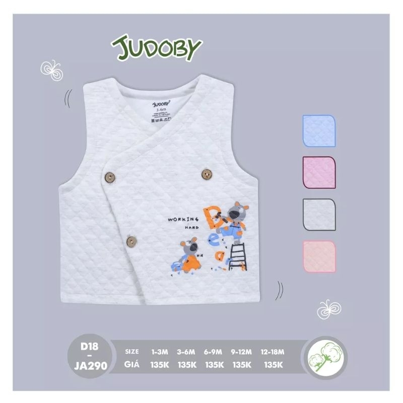 Áo gile trần bông Dokma, Judoby cho bé 1-18M