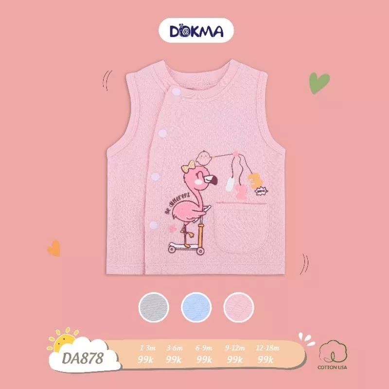 Áo gile trần bông Dokma, Judoby cho bé 1-18M