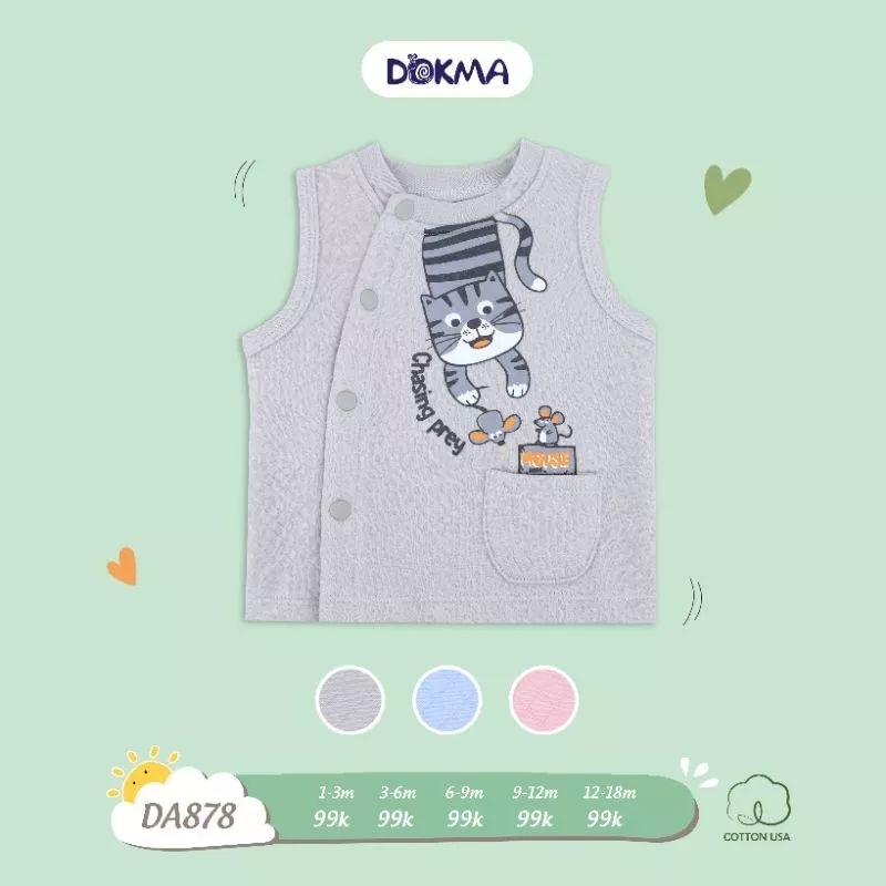 Áo gile trần bông Dokma, Judoby cho bé 1-18M