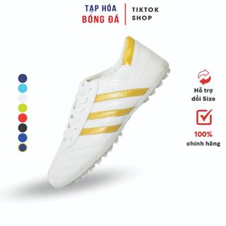 Giày Bóng Đá WIKA Thiết Kế 3 Sọc Có Đế Đinh TF Hỗi Trợ Bám Trụ Sân Cỏ Tốt, Khâu Full Chắc Chắn 2017 PU-2