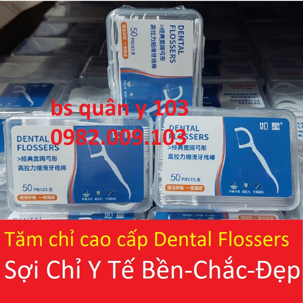 Tăm chỉ nha khoa Oraltana - Gói 50 Que - tăm kẽ răng Oral Tana, xỉa răng, chăm sóc răng lợi tiêu chuẩn xuất Nhật