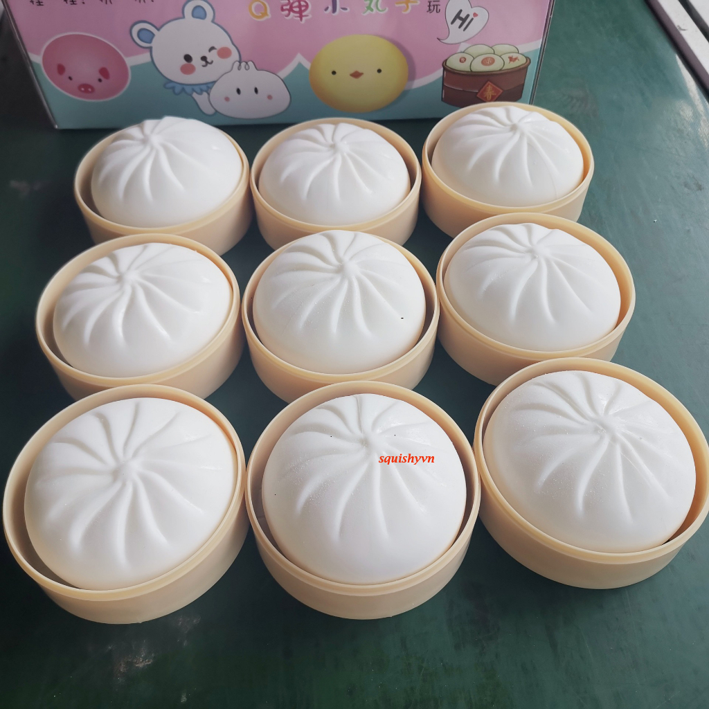 Hộp bánh bao Mochi Squishy