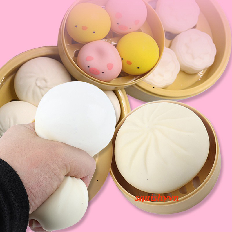 Hộp bánh bao Mochi Squishy