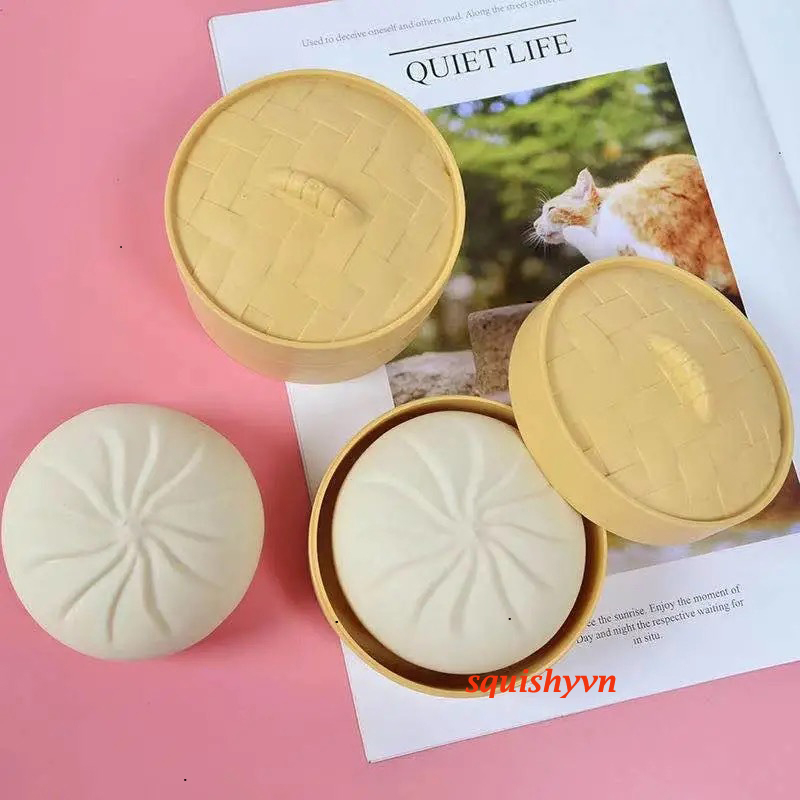 Hộp bánh bao Mochi Squishy