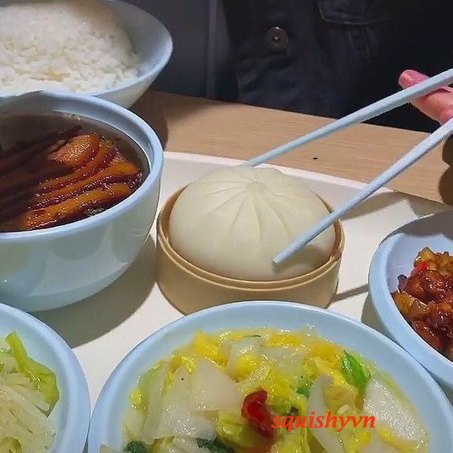 Hộp bánh bao Mochi Squishy