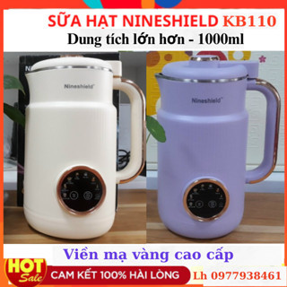 Máy làm sữa hạt Nineshield KB110, Máy làm sữa hạt mini, Máy xay nấu sữa hạt đa năng cỡ lớn KB-503 chính hãng cao cấp