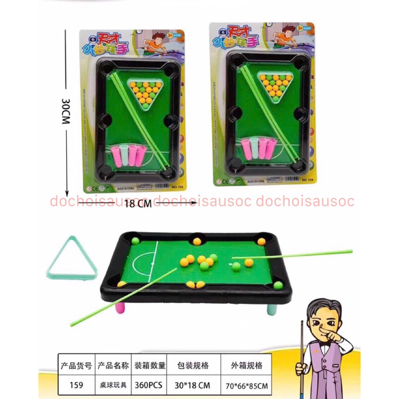 Bàn bida mini, bàn bi a mini đồ chơi phát triển tư duy sự khéo léo cho trẻ em