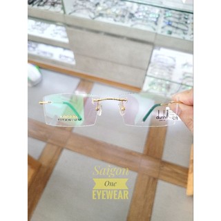 Gọng Kính Khoan TiTan Siêu Sang Độ Bền 10 Năm