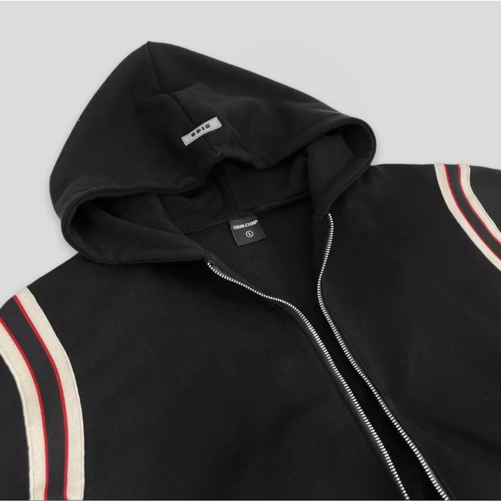 Áo KHoác Hoodie Zip Odin Club Red Mũ Trùm Chất Nỉ Bông Cotton 2 Chiều