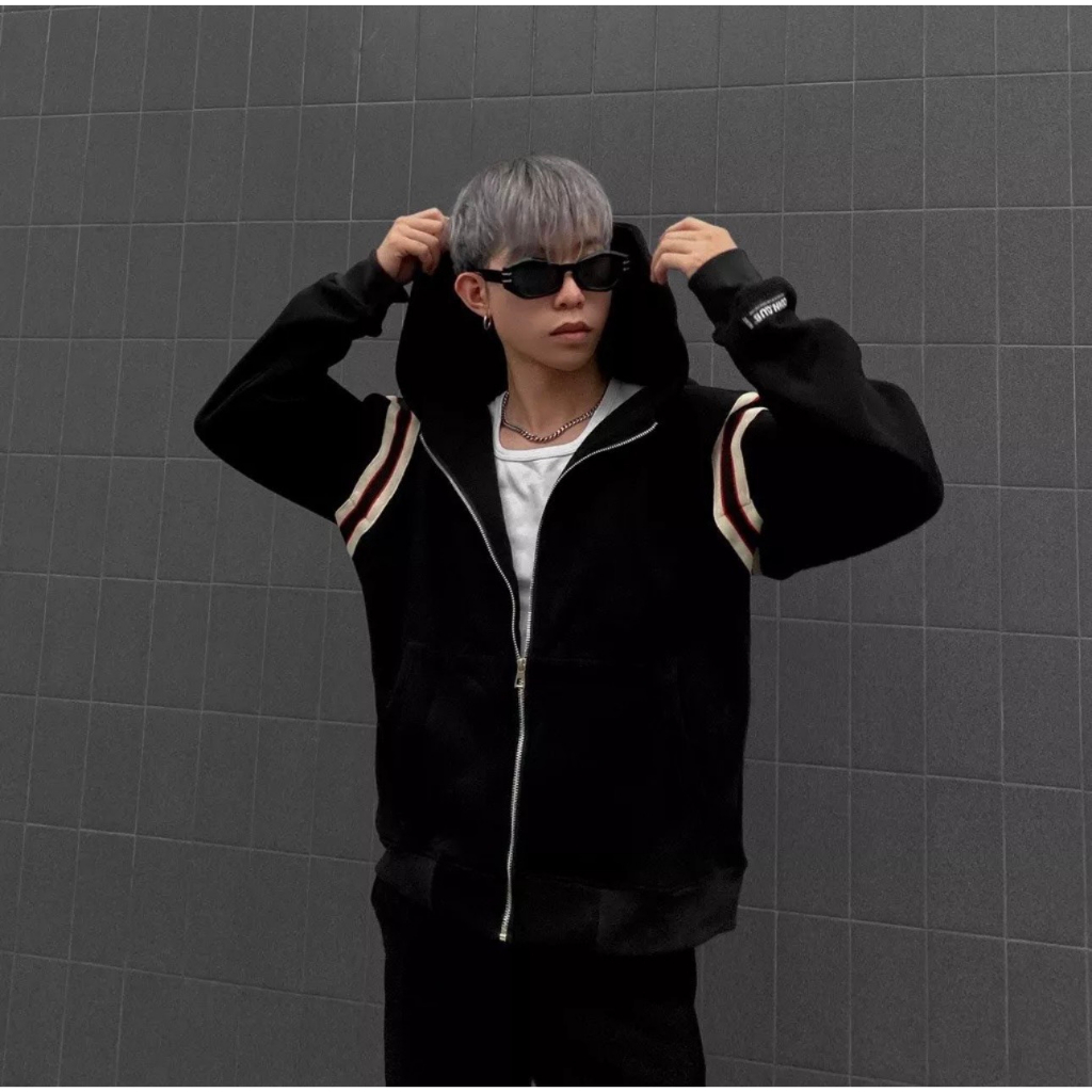 Áo KHoác Hoodie Zip Odin Club Red Mũ Trùm Chất Nỉ Bông Cotton 2 Chiều