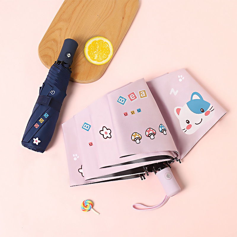 Ô dù che mưa nắng chống tia UV hình gấu vịt dễ thương Mim Mim Store OGAUVIT14