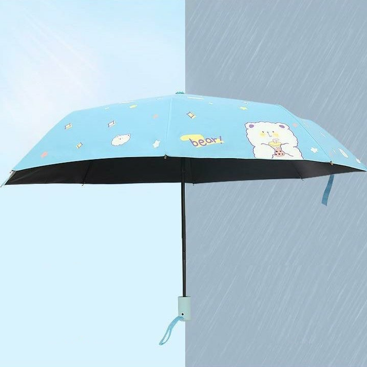Ô dù che mưa nắng chống tia UV hình gấu vịt dễ thương Mim Mim Store OGAUVIT14