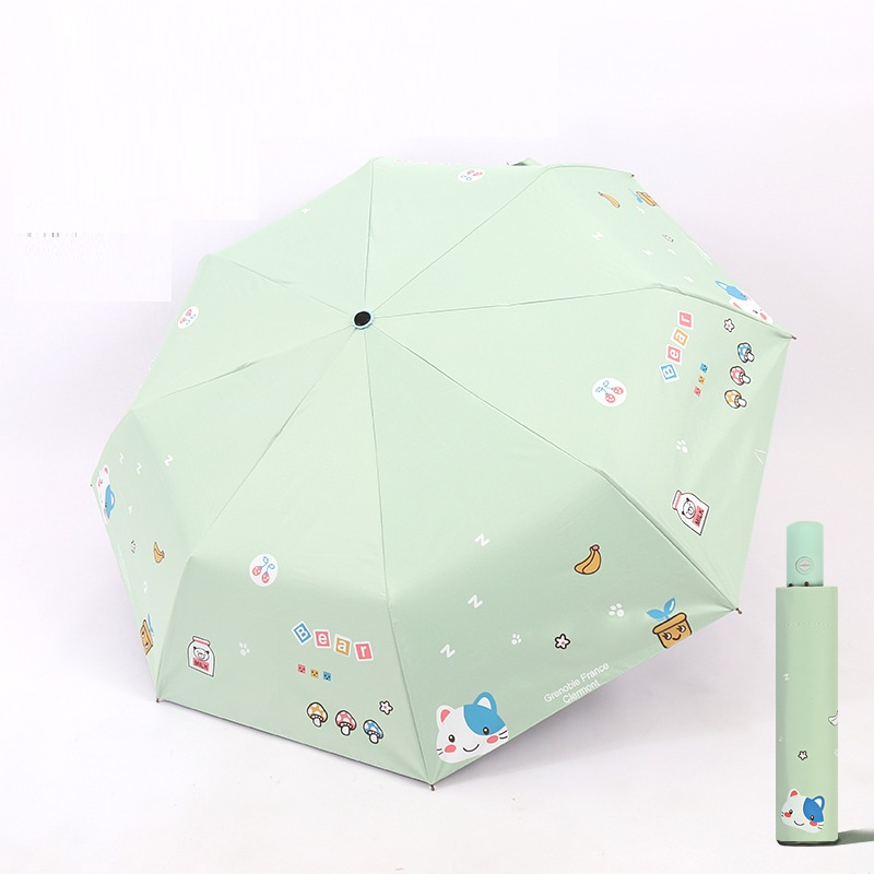 Ô dù che mưa nắng chống tia UV hình gấu vịt dễ thương Mim Mim Store OGAUVIT14
