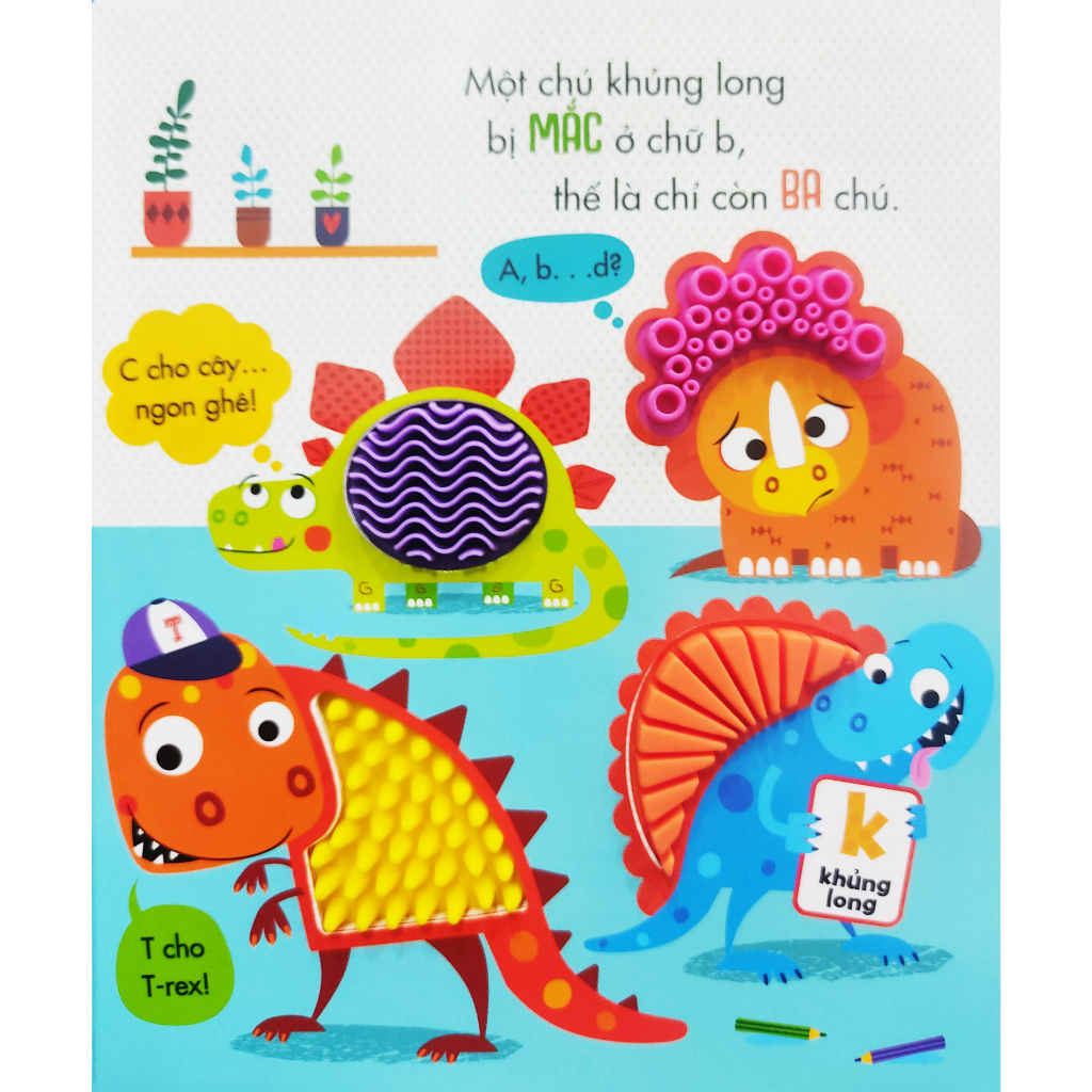 Sách tương tác thông minh - Đừng chạm vào khủng long