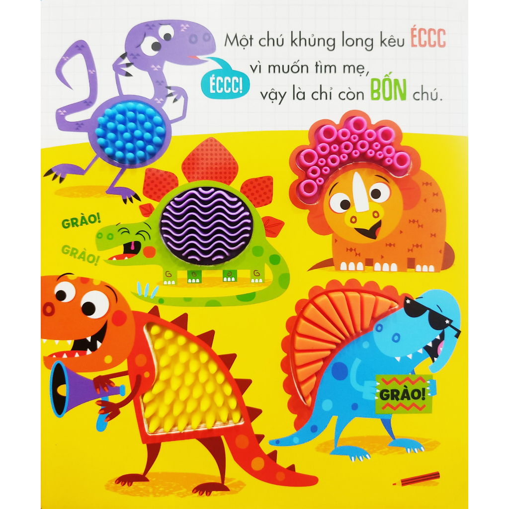 Sách tương tác thông minh - Đừng chạm vào khủng long