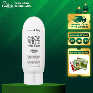 Kem tắm trắng da Secret Key Snow White Milky Pack 200ml