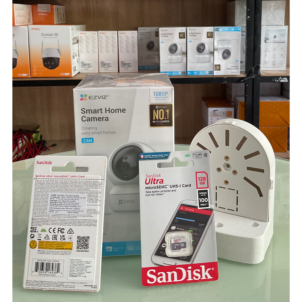 Camera Wifi Ezviz C6N Trong Nhà Full HD 1080P Xoay 360 Độ