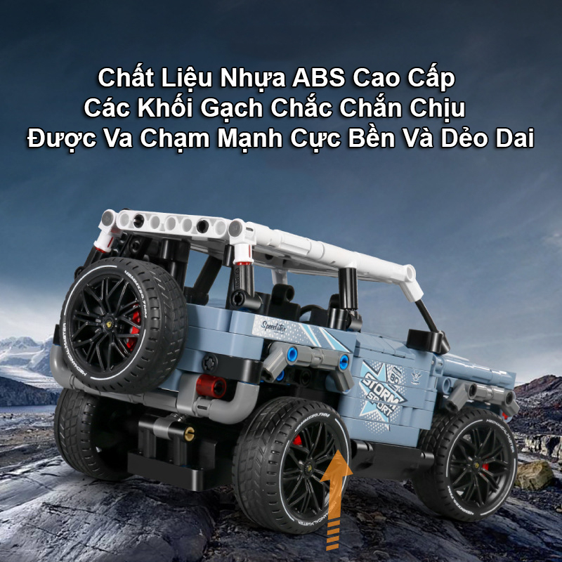 Đồ Chơi Lắp Ráp Kiểu Lego Điều Khiển Từ Xa RC Techic Mô Hình Xe Lamborghini Sian,Bugatti,Ferrari,Mercedes Với 500+PCS