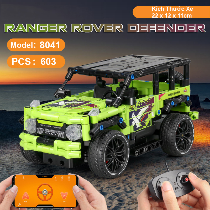 Đồ Chơi Lắp Ráp Kiểu Lego Điều Khiển Từ Xa RC Techic Mô Hình Xe Lamborghini Sian,Bugatti,Ferrari,Mercedes Với 500+PCS