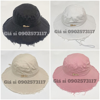 Nó mũ bucket Vành Tua mạc sắt hot trend thời trang nam nữ cá tính