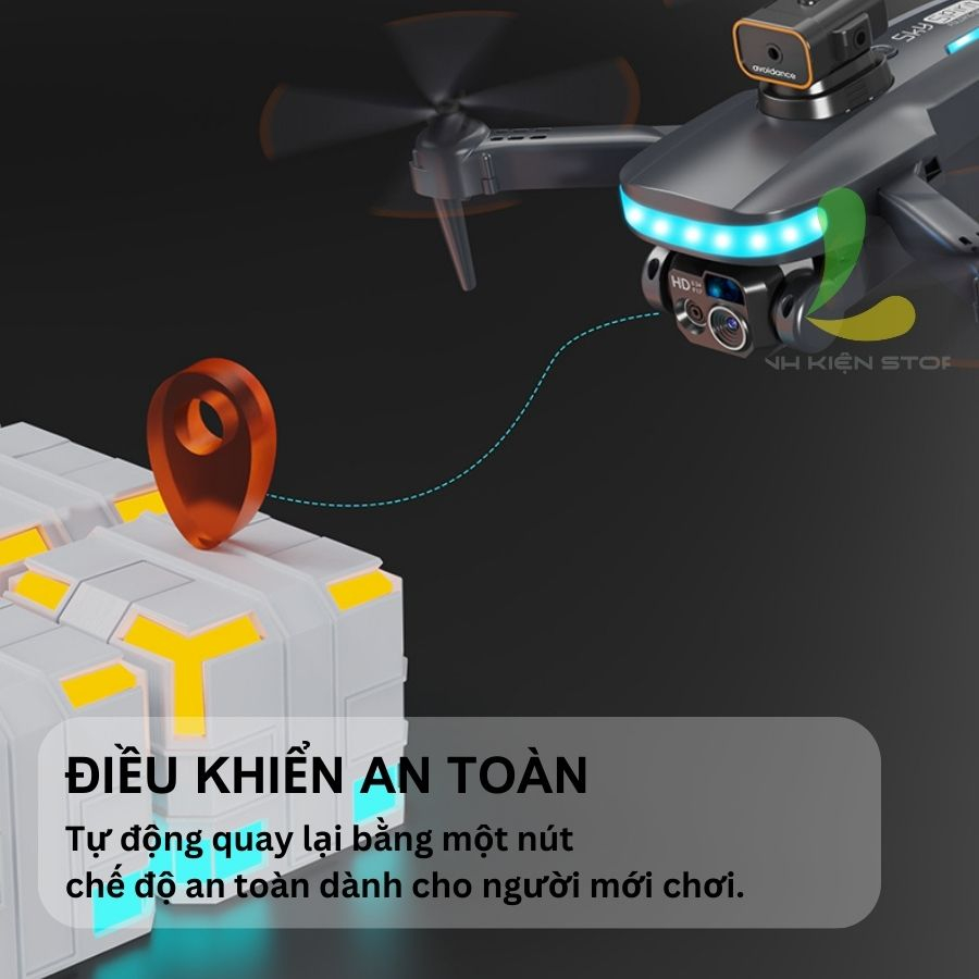 Flycam P14 HOSAN giá rẻ có camera kép HD, tích hợp nhiều tính năng thông minh và dung lượng pin khủng