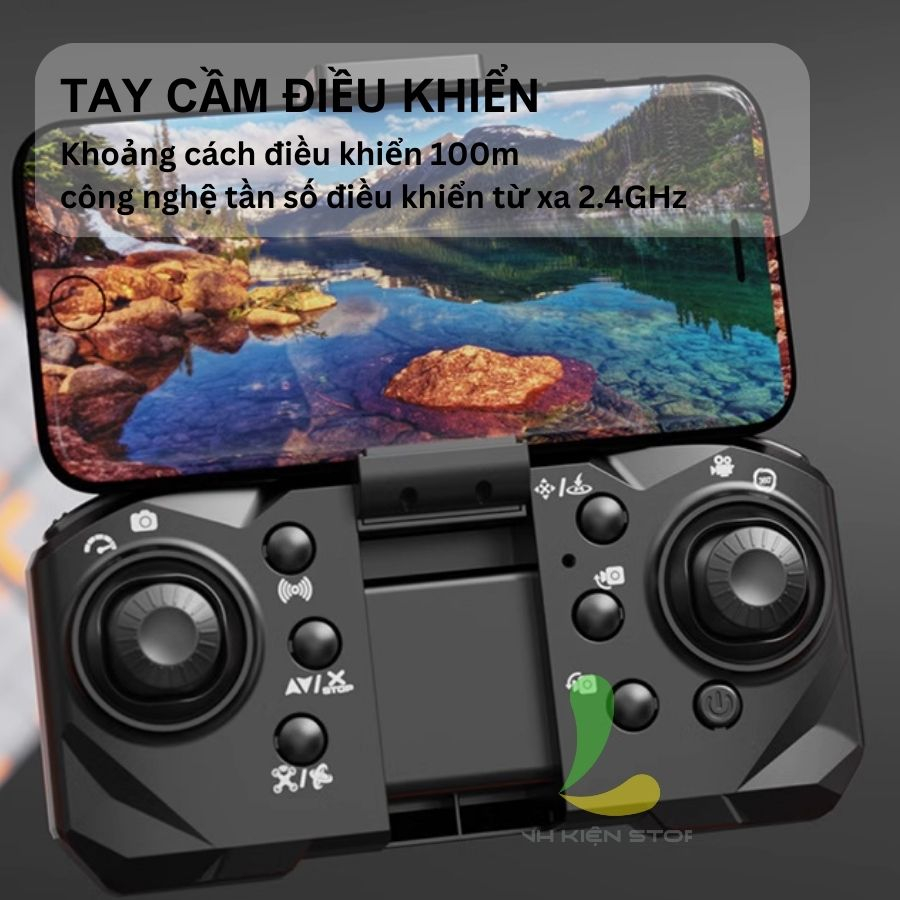 Flycam P14 HOSAN giá rẻ có camera kép HD, tích hợp nhiều tính năng thông minh và dung lượng pin khủng