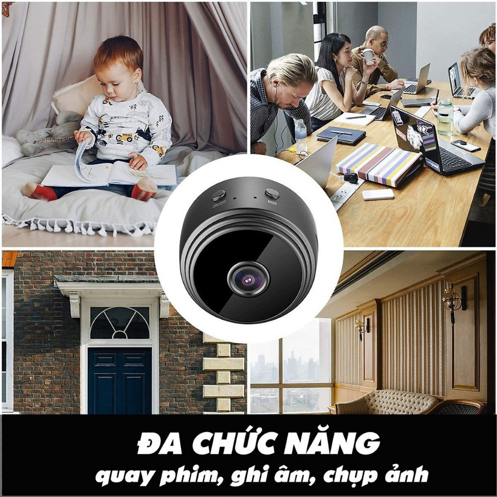 Camera Wifi Không Dây A9 - Camera Quay An Ninh A9 Kết Nối Wifi 1080P HD IP - Hỗ Trợ Tầm Nhìn Ban Đêm Sắc Nét 2023 | BigBuy360 - bigbuy360.vn