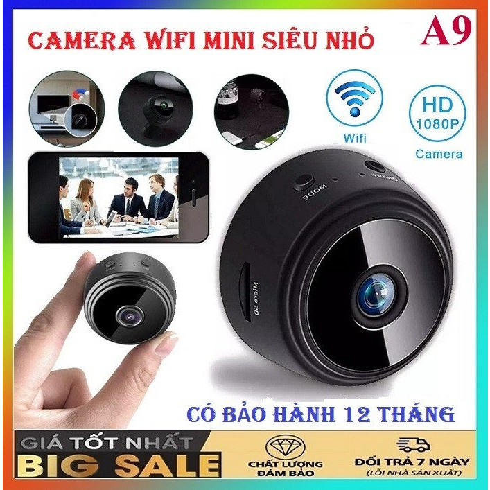 Camera Wifi Không Dây A9 - Camera Quay An Ninh A9 Kết Nối Wifi 1080P HD IP - Hỗ Trợ Tầm Nhìn Ban Đêm Sắc Nét 2023 | BigBuy360 - bigbuy360.vn