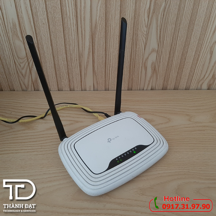 Bộ phát wifi Tp-Link 841N 2 râu cũ chính hãng, sóng khỏe tốc độ 300Mbps