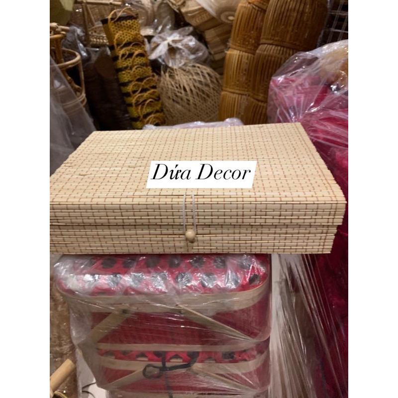 Hộp mành chữ nhật đựng bánh trung thu