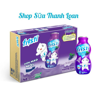 (HSD T11-2024) Thùng 48 Chai Sữa Chua Uống Fristi Hương Nho 80ml.