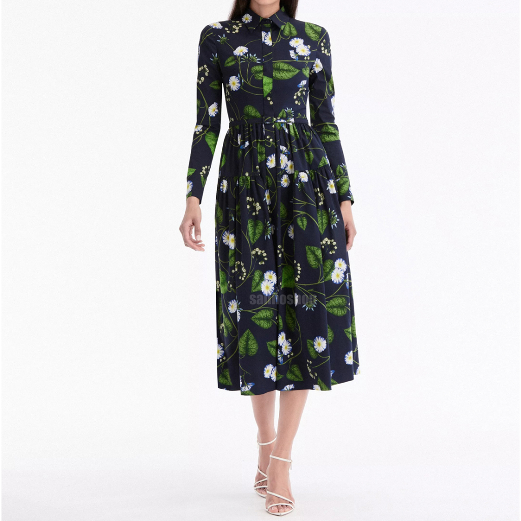 ĐẦM MIDI 0SCAR FLORAL