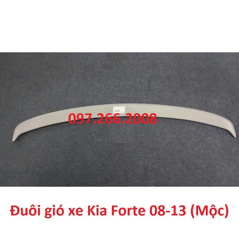 Đuôi gió liền cốp xe Kia Forte, Cerato 2008- 2009 2010 2011 2012 2013 HÀNG MỘC chưa sơn tặng kèm băng dính 3M