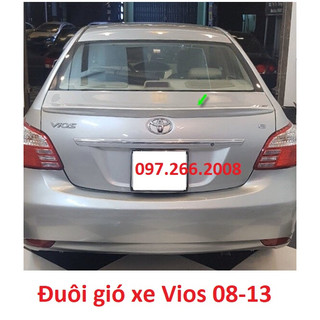 Đuôi gió liền cốp xe vios 2008- 2009 2010 2011 2012 2013 hàng mộc chưa sơn