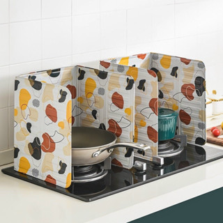 Tấm chắn dầu mỡ chắn gió bếp ga hoạ tiết chịu nhiệt