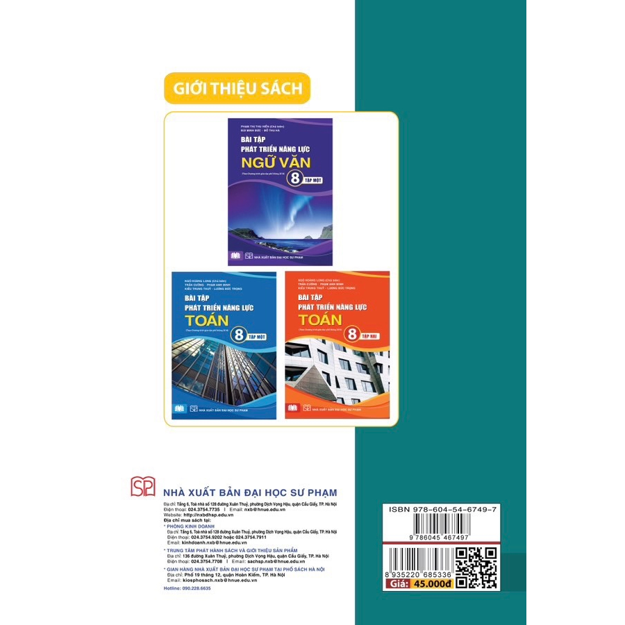 Sách - Bài tập phát triển năng lực môn Ngữ văn lớp 8 Tập 2 - PB1