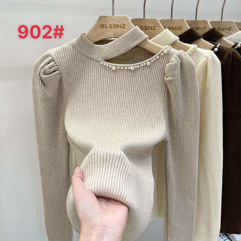 Áo len nữ thời trang khoét vai hàng QCL1