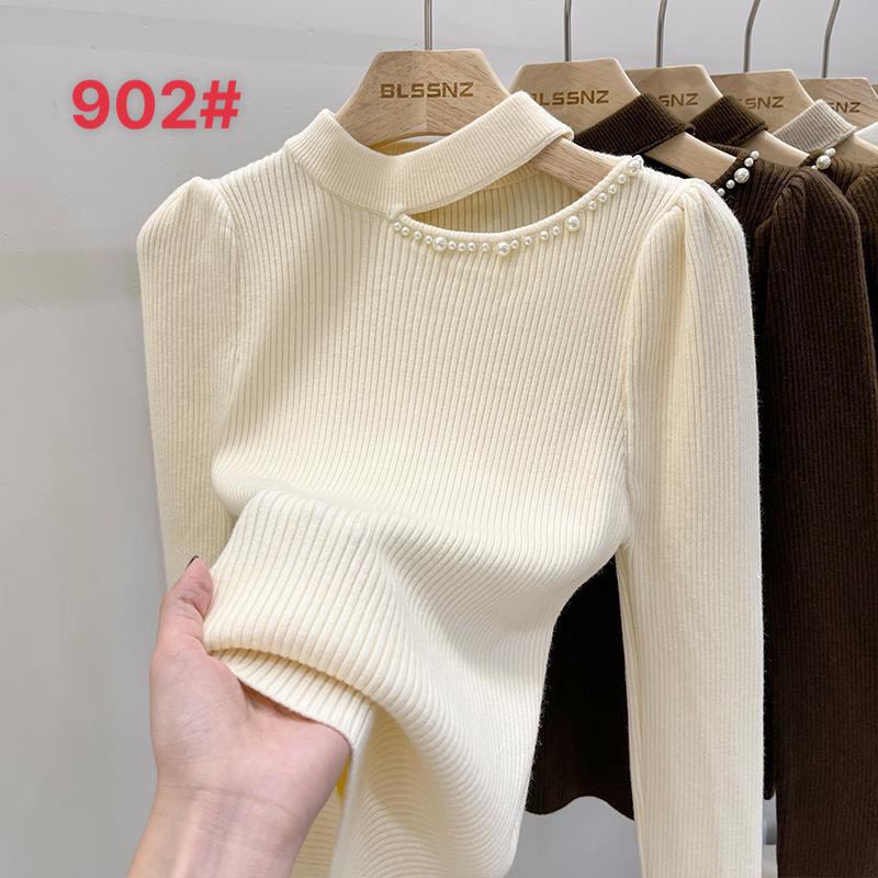 Áo len nữ thời trang khoét vai hàng QCL1