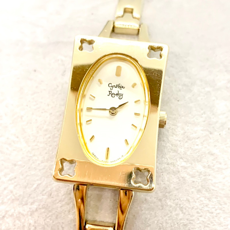 Đồng hồ tắc kê vàng fom tank hiệu ROWLEY chính hãng