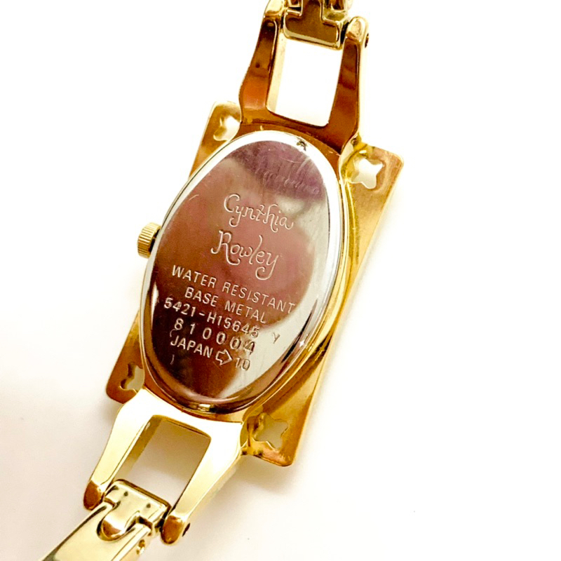 Đồng hồ tắc kê vàng fom tank hiệu ROWLEY chính hãng