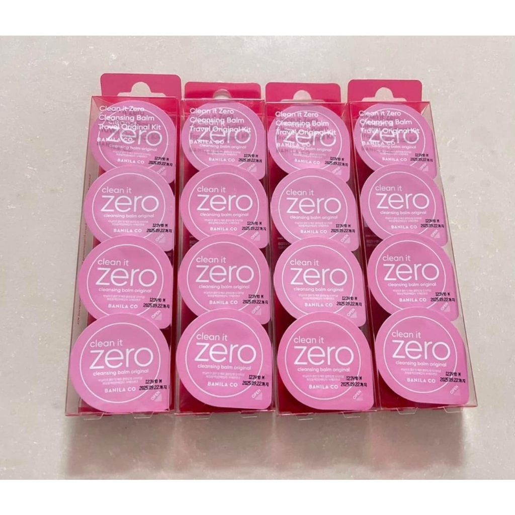 Set 4 sáp tẩy trang Zero Clean it