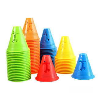 Cốc nấm tập patin loại dày bóng 8.5cm, chướng ngại vật patin hàng đẹp, slalom patin